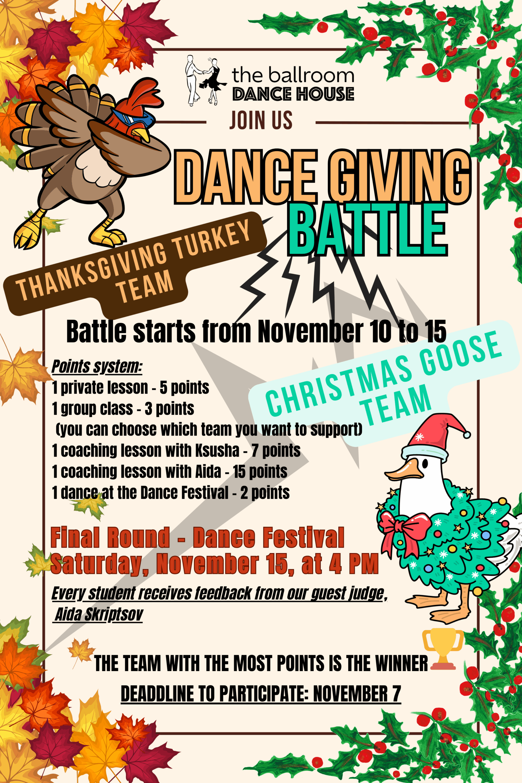DanceGiving Battle